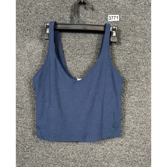 Lululemon Align Tank Top Womens Size 4 Navy Blue Athleisure Stretch - Picture 1 of 7